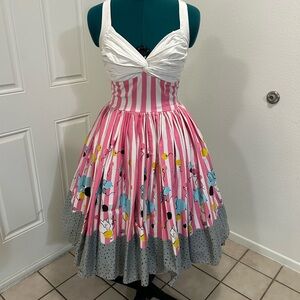 PUG Mary Blair Pinup Couture Circus Dress S